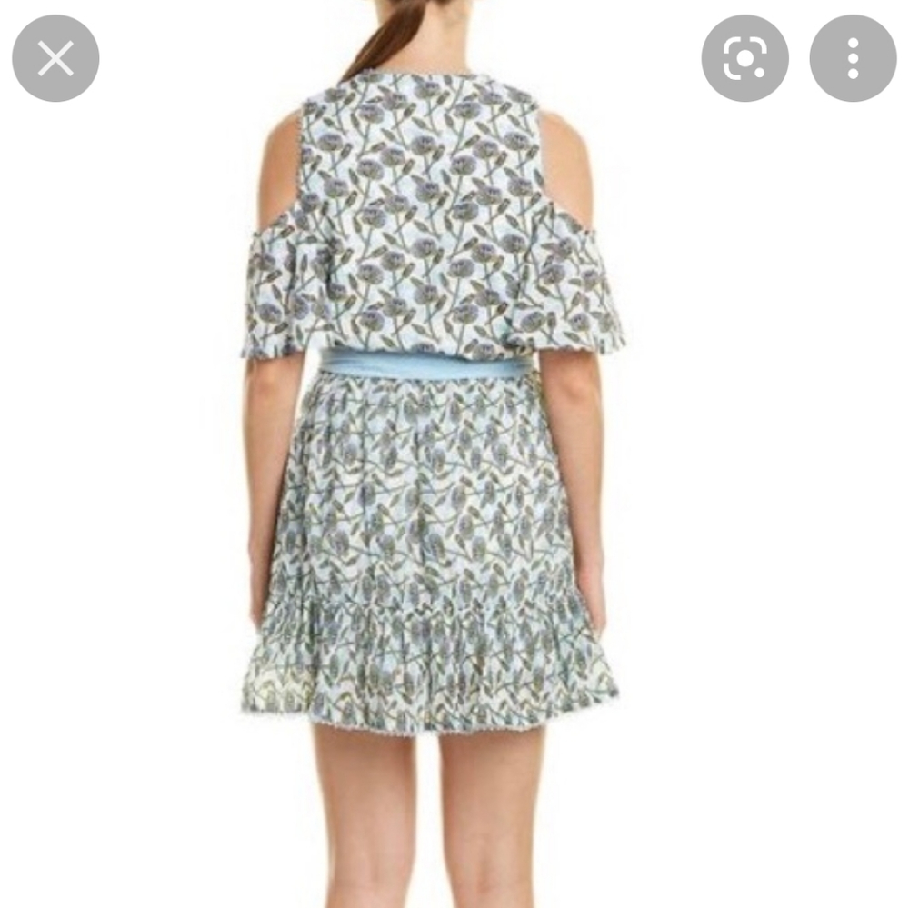 🌿 NWT Foxiedox Lexie Floral Cold Shoulder Wrap Dress - Picture 2 of 10